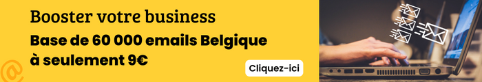 Achat base de données email Belgique